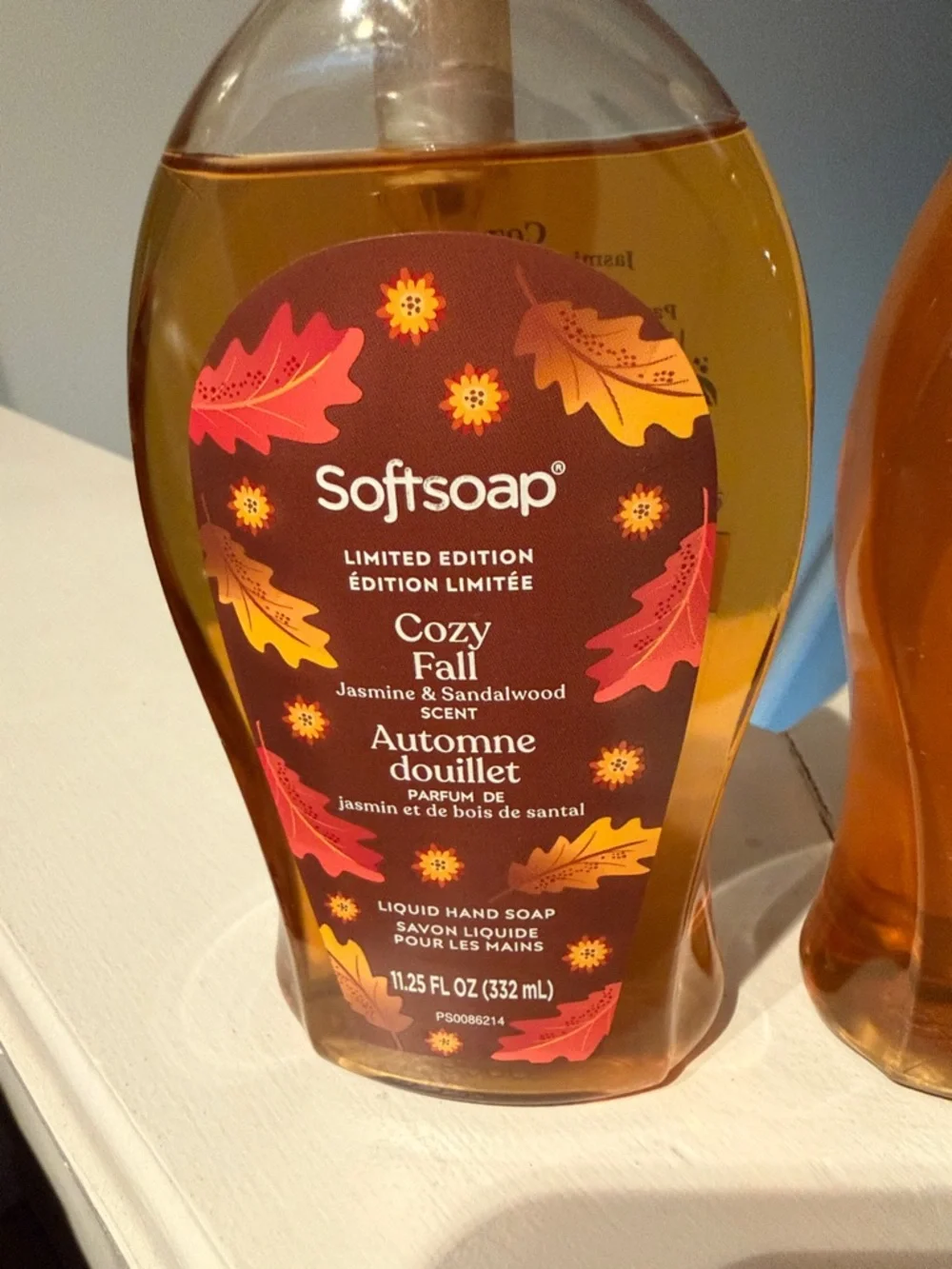 Cozy Fall Liquid Hand Soap - Jasmine & Sandalwood (Amber) set of 2